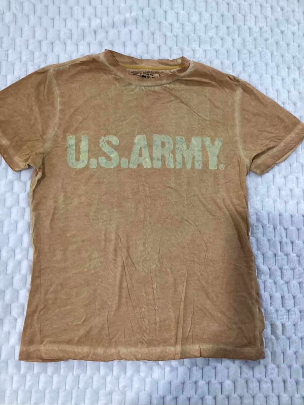 U.S. Army Tan Short Sleeve Crewneck Graphic Tee